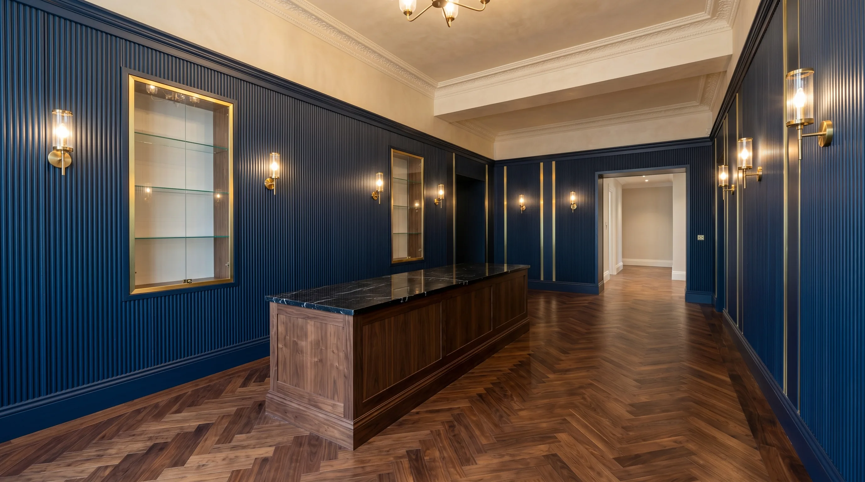 Bespoke interior fit out London Surrey LV Carpentry